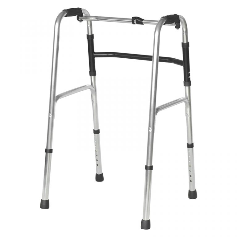 Foldable Adjustable Aluminum Walker With Wheels For Elderly and Disabled01