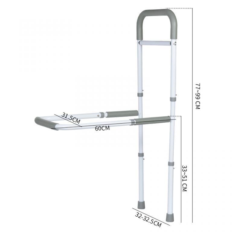 Bed Side Assist Collapsible Adjustable Home Adult Bed Rails Bedside Grab Bar for Seniors Elderly and Disabled3