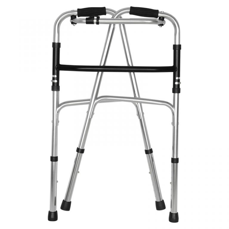 Foldable Adjustable Aluminum Walker With Wheels For Elderly and Disabled4