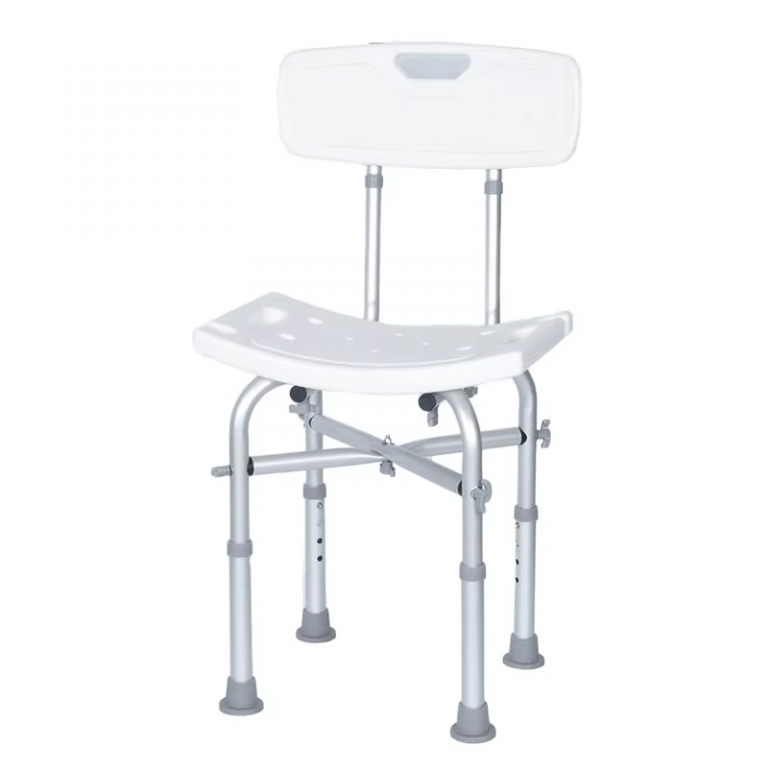 Portable Height Adjustable Tool Free Shower Chair with for Elderly and Disabled01