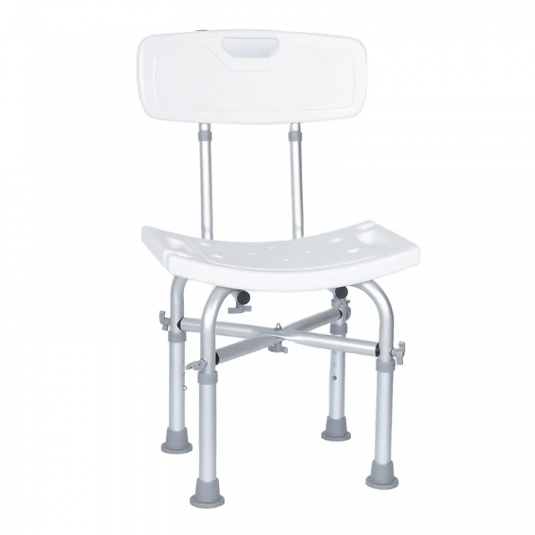 Portable Height Adjustable Tool Free Shower Chair with for Elderly and Disabled02