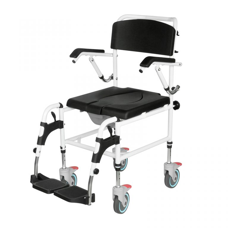 Bathroom Commode Toilet Chair Portable Folding Commode Wheelchair Shower Disable Chairs for Disabled01