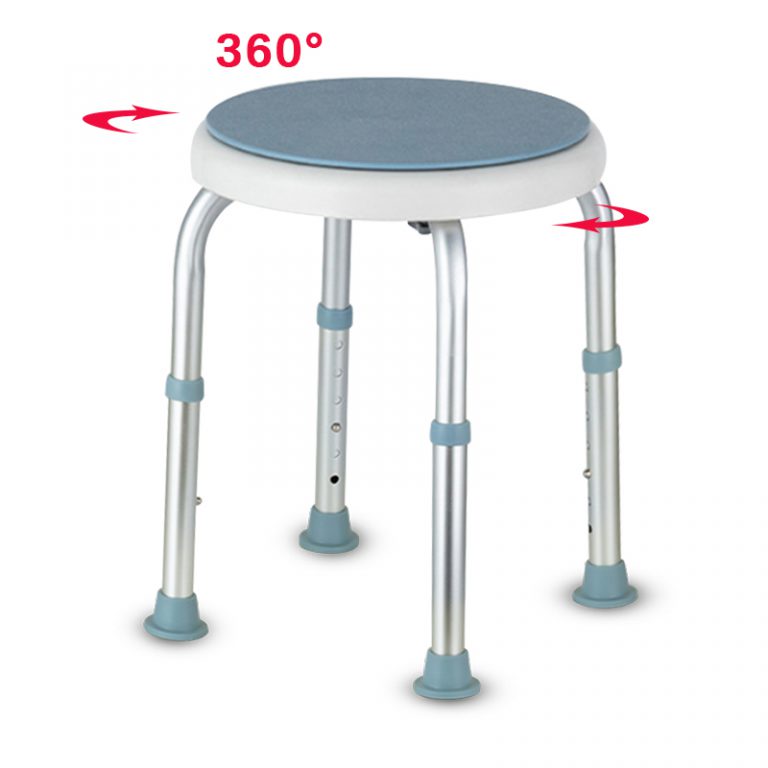 Bathroom Safety 360 Rotate Swivel Aluminum Bath Chair for Elderly Medical Handicapped Bathtub Shower Chair1