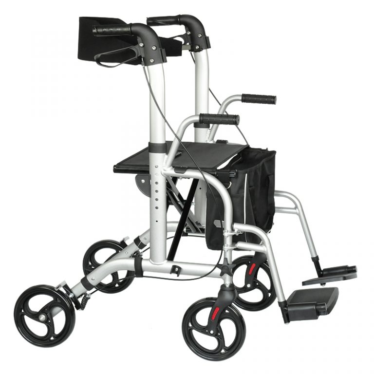 Medical Folding 2 in 1 Rollator Walker with Seat for Seniors02