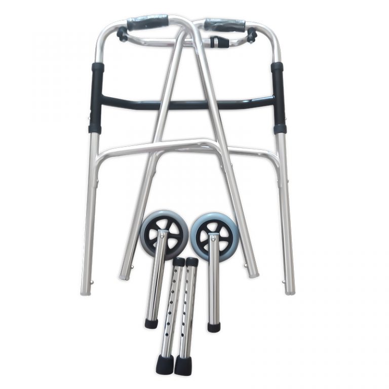 Aluminum Lightweight Walker with 2 front Wheels for Elderly, Handicapped and Disabled02