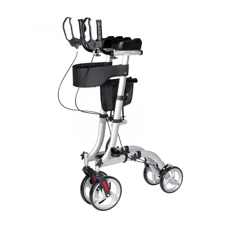 Medical Aluminum Stand Up Rollator Walkers with Armrest for Seniors02