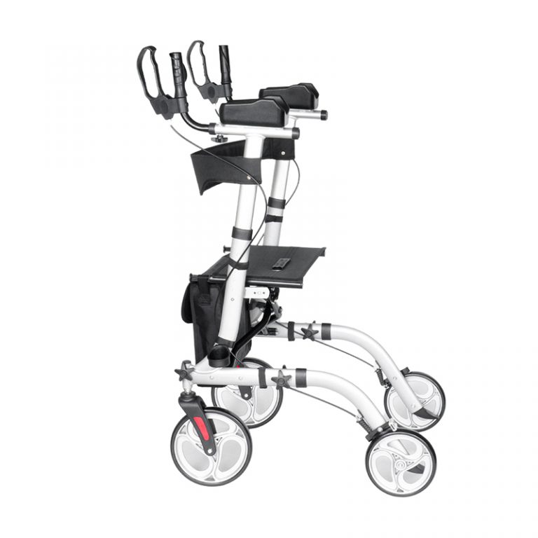Medical Aluminum Stand Up Rollator Walkers with Armrest for Seniors03