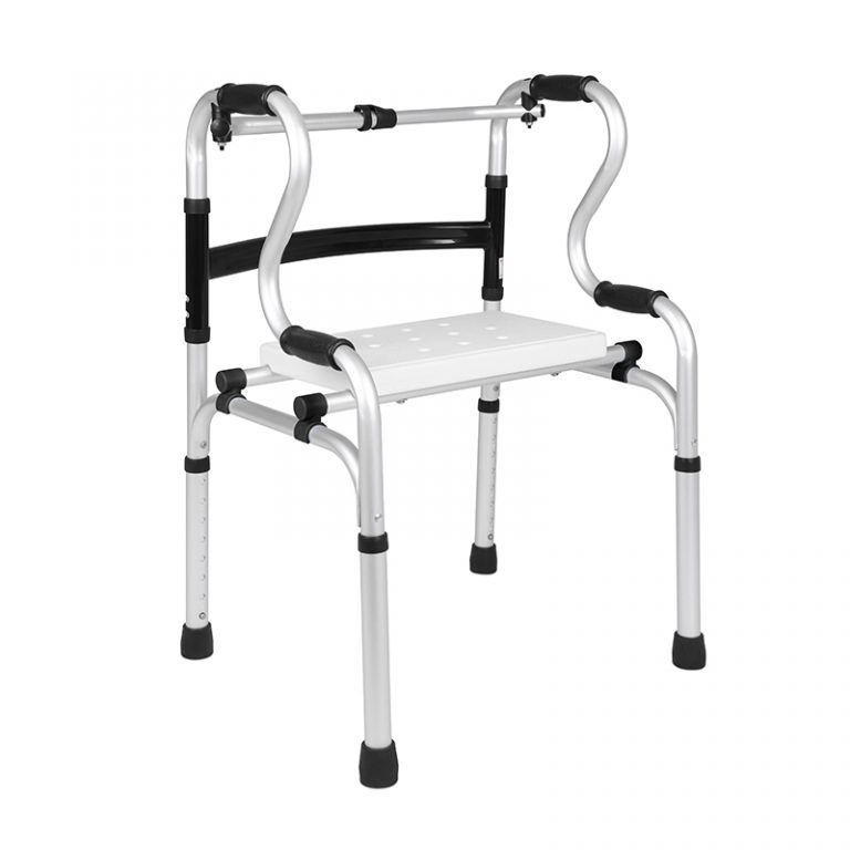 Aluminum Lightweight Walker with 2 front Wheels for Elderly, Handicapped and Disabled02