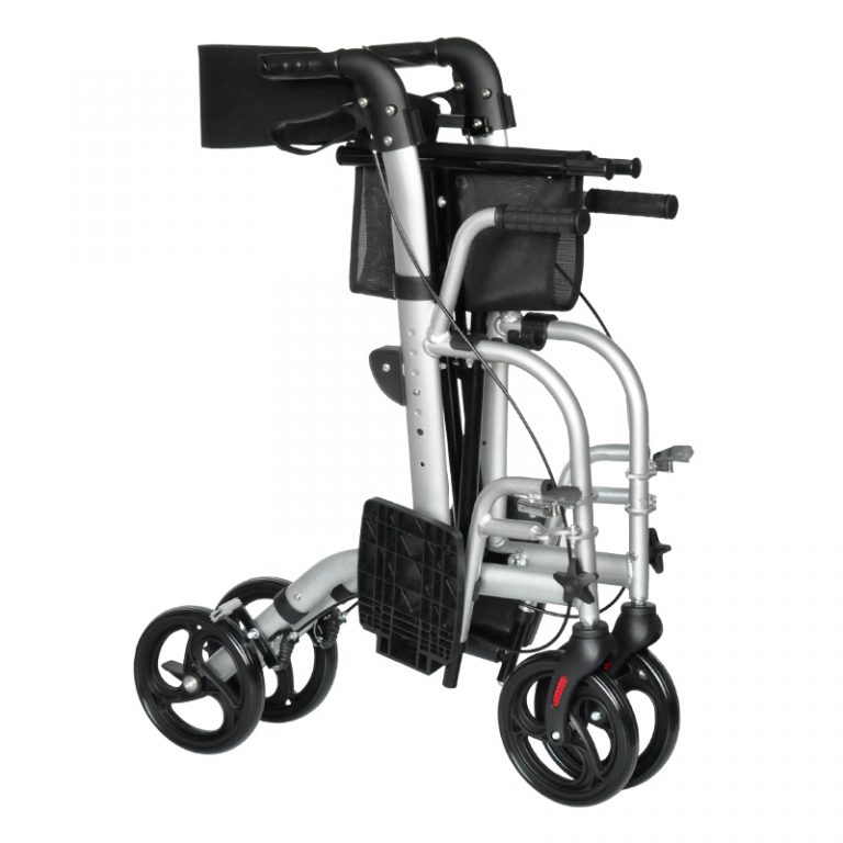 Medical Folding 2 in 1 Rollator Walker with Seat for Seniors03