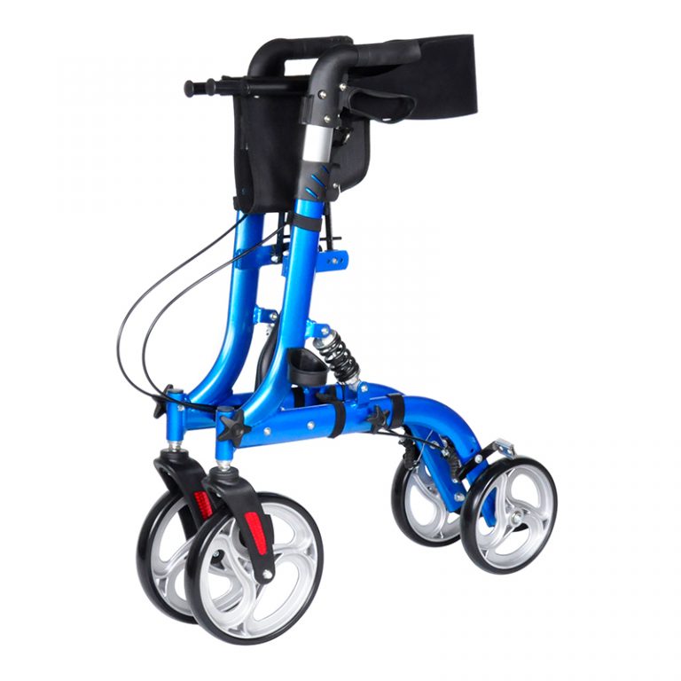 Lightweight Mobility Walking Aid Walkers Rollator with Shock Absorber for Disabled03