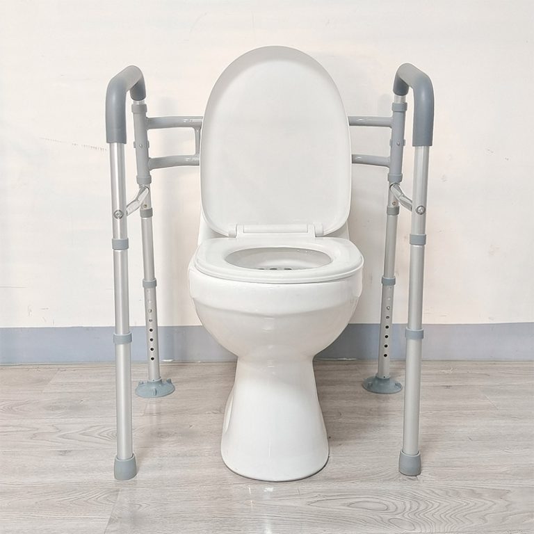 Heavy-Duty Toilet Safety Rails Stand Alone Toilet Safety Rails Fits Most Toilets for Elderly and Handicapp04