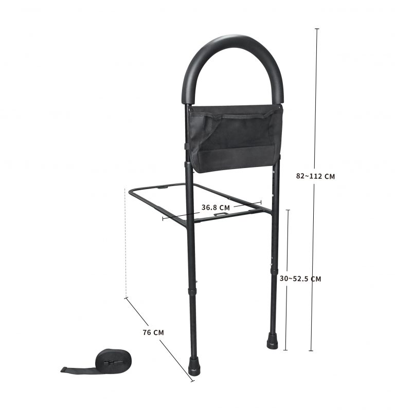 Safety Bed Rails with Storage Pocket Bed Rail for Elderly Adults04