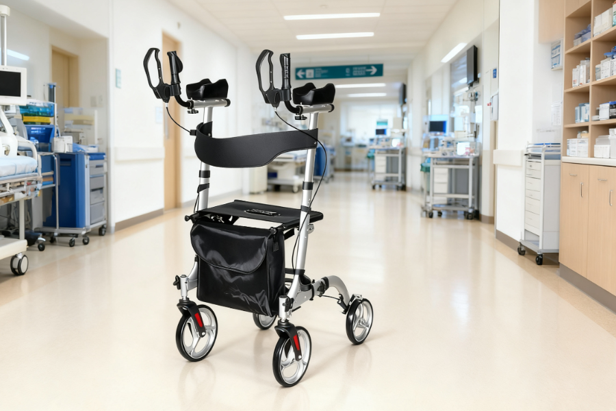 Medical Aluminum Stand Up Rollator Walkers