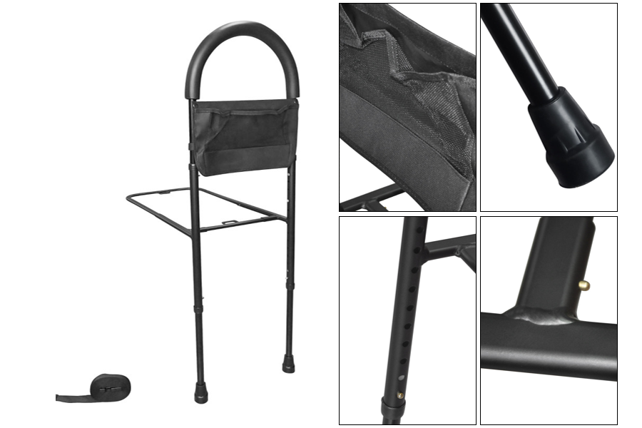 Safety Bed Rails with Storage Pocket