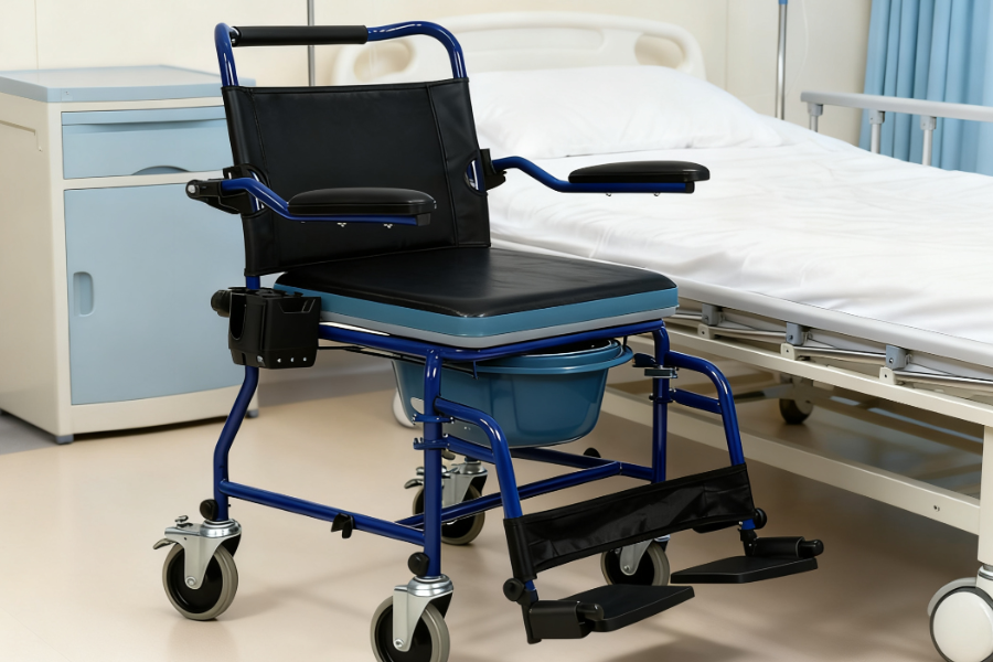 Bedside Commode Shower Chair