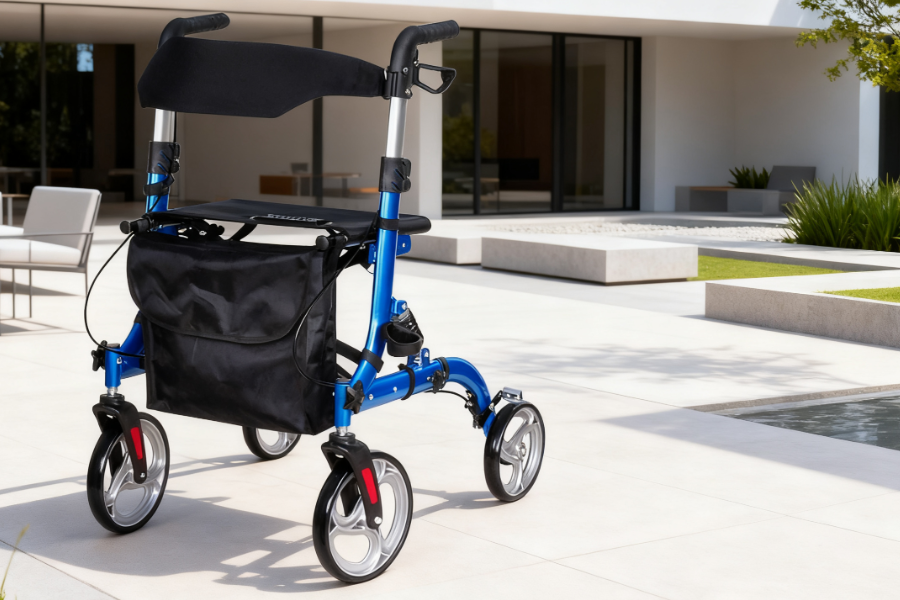 Lightweight Mobility Walking Aid Walkers Rollator