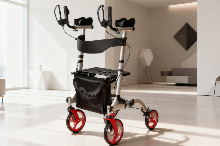 Medical Aluminum Stand Up Rollator Walkers
