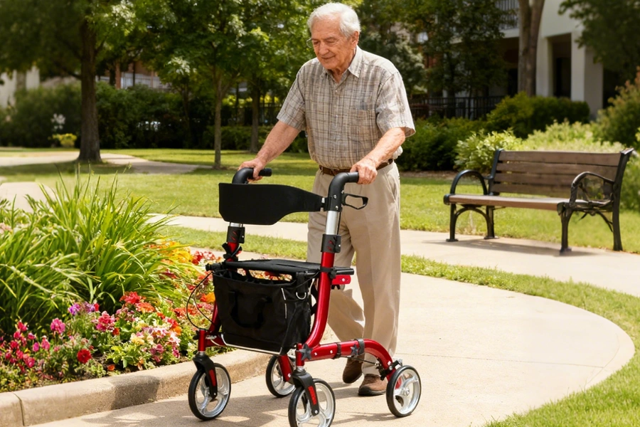 Hand Push vs Armrest Rollator Which is the Ultimate Choice for Elderly Mobility