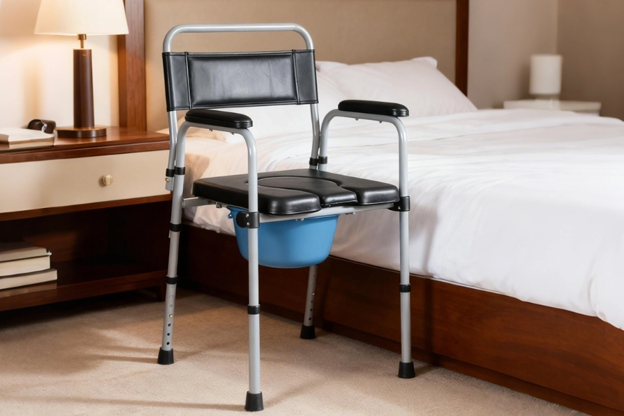 Height Adjustable Toilet Chair