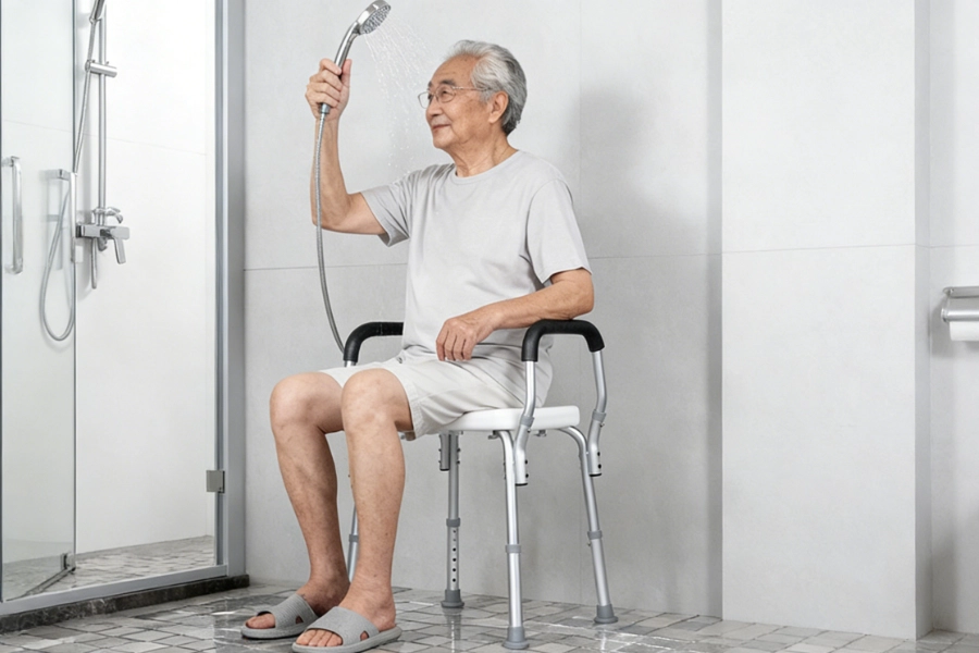 Beiqin Adjustable Bath Seat Shower Chair