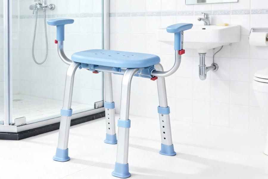 Beiqin Portable Height Adjustable Tool Free Shower Chair