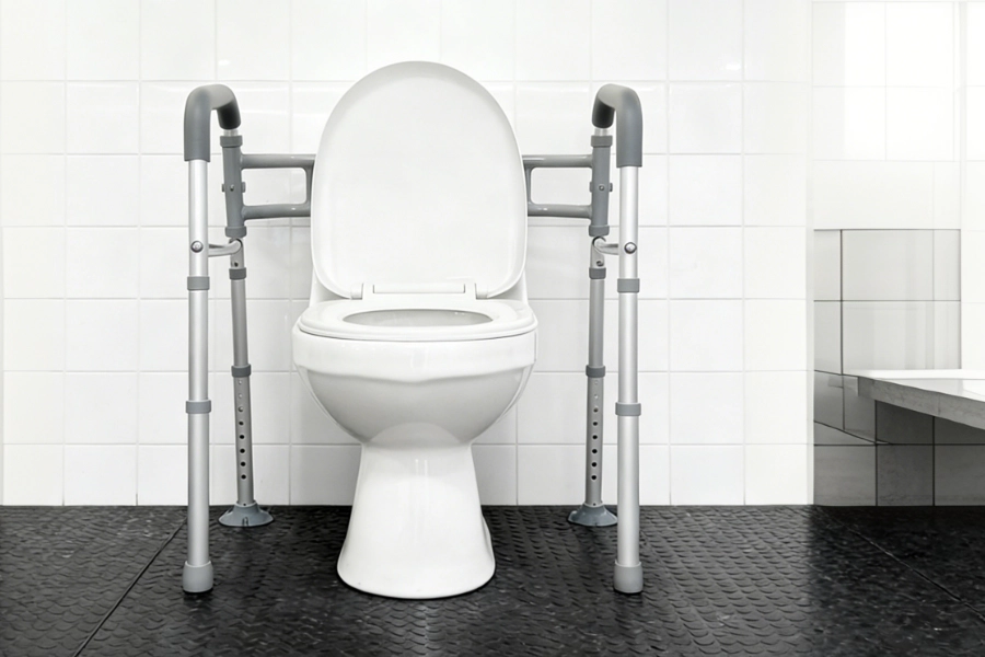 Heavy-Duty Toilet Safety Rails