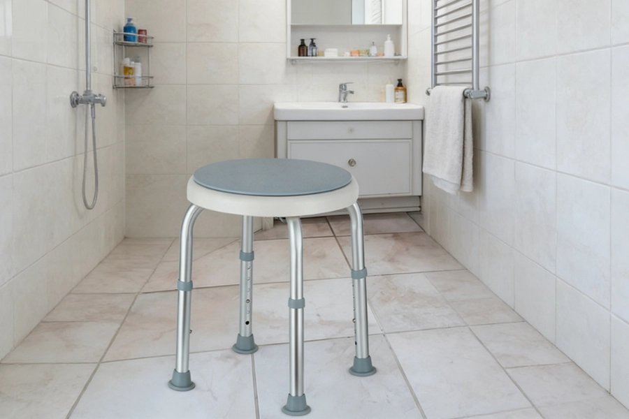 360 Rotate Swivel Aluminum Bath Chair