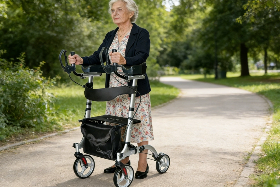 Combatting Walker Hunch How Forearm Support Rollators Improve Orthopedic Outcomes