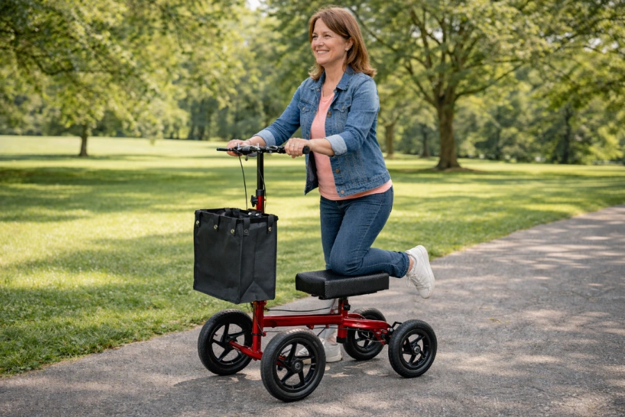 Knee Scooter vs. Crutches Why Modern Rehabilitation Centers are Making the Switch