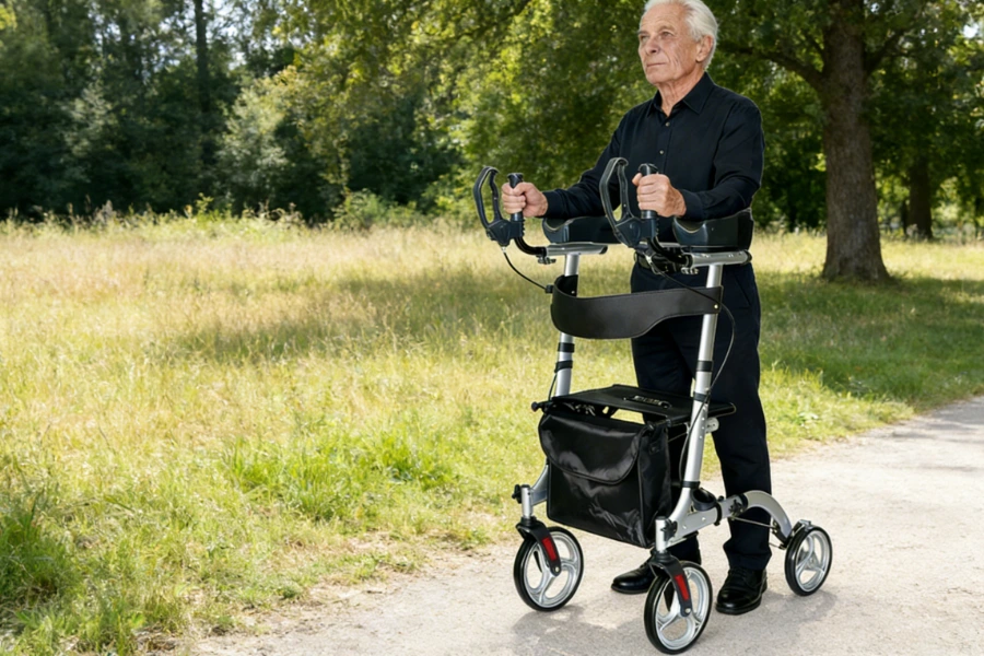 Medical Aluminum Stand Up Rollator