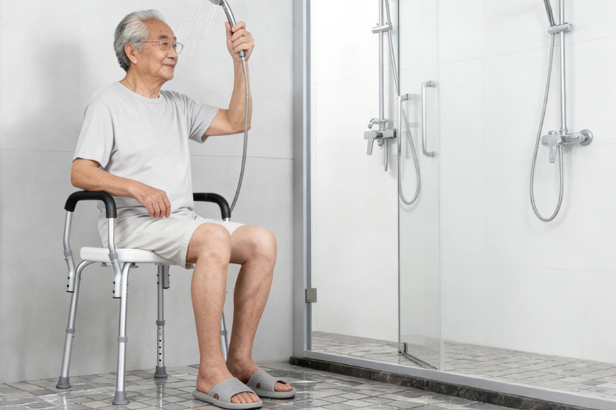 Shower Bench Adjustable Bath Seat