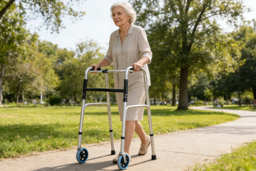 Versatile aluminum walkers