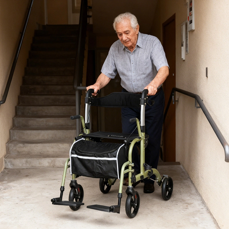Medical Folding 2 in 1 Rollator Walker