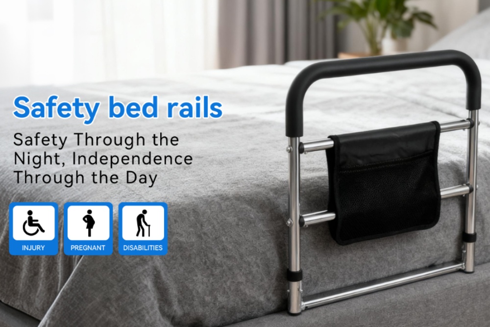 Bed Rails for Elderly Adults Safety Height Adjustable