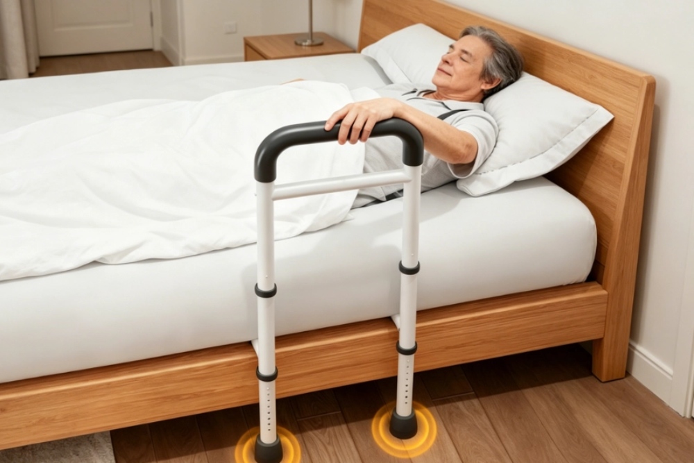 Bed Side Assist Collapsible Adjustable Home Adult Bed Rails