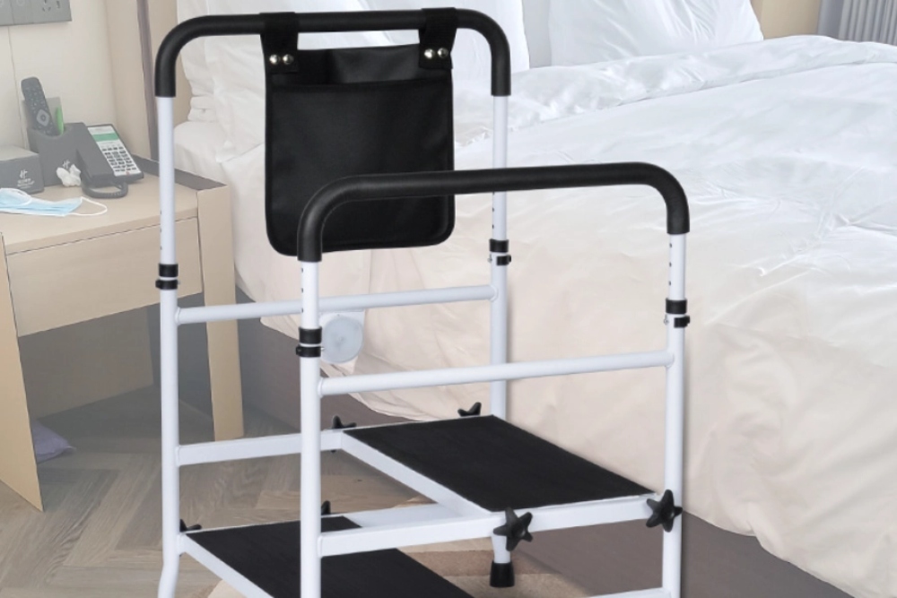 Rehabilitation Equipment Elderly Disabled Hospital Padded Large Foot Step Stool