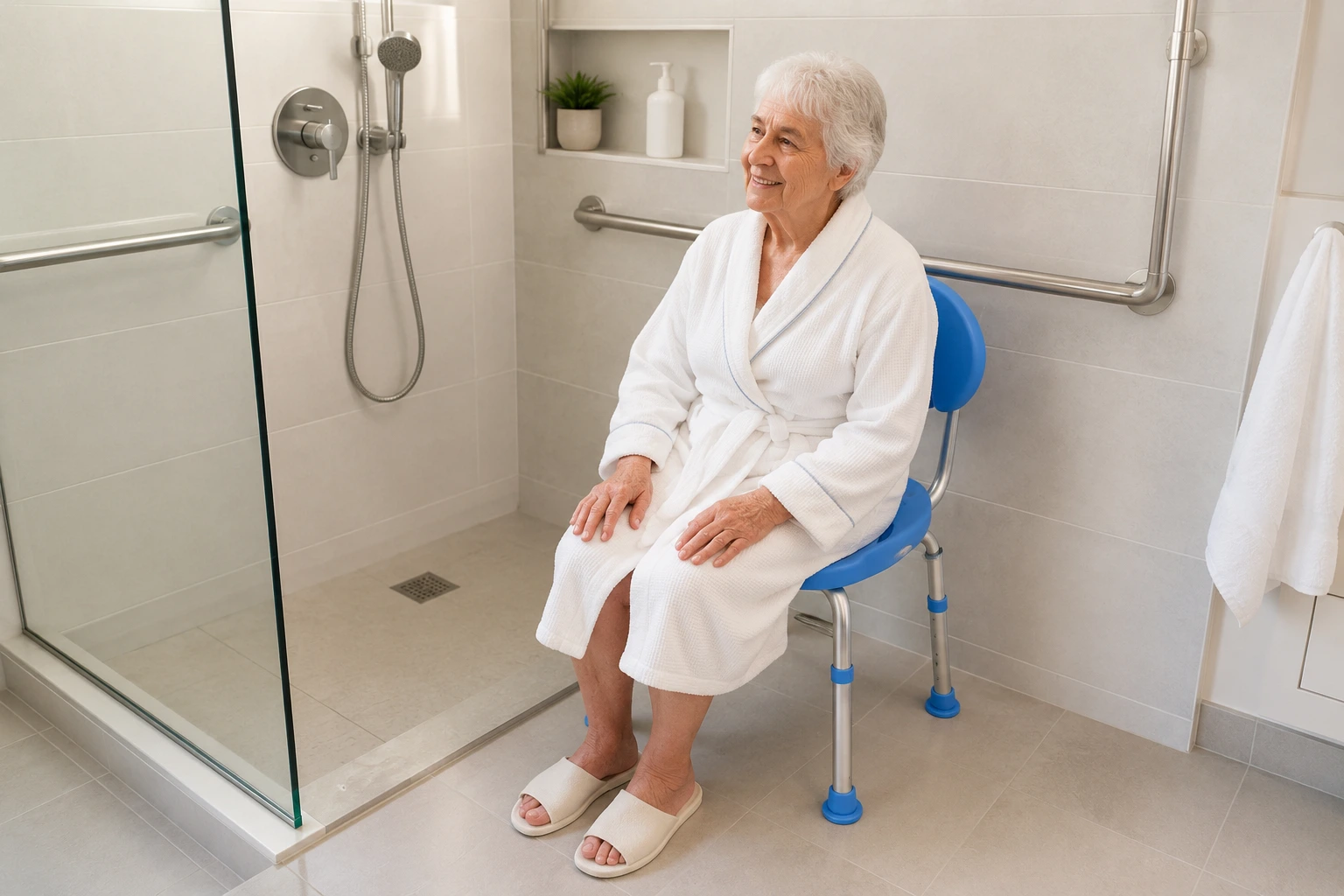 How Does a 360° Swivel Shower Chair Support Safer Bathing for Elderly Users