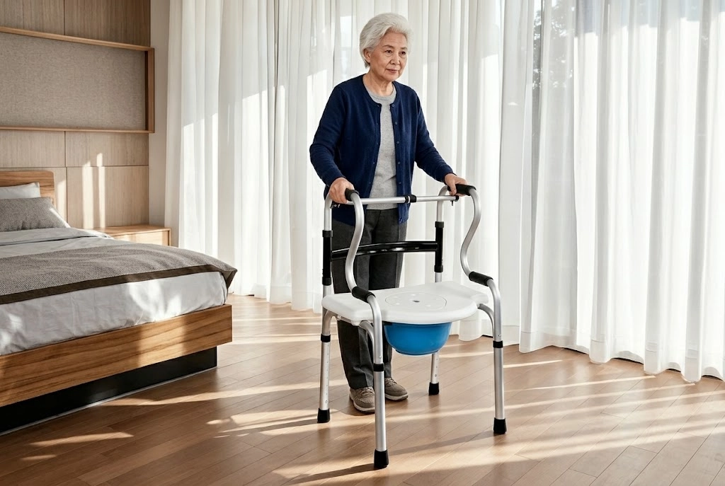 How to Choose a Folding Walker with Seat for Safer Bathroom Use
