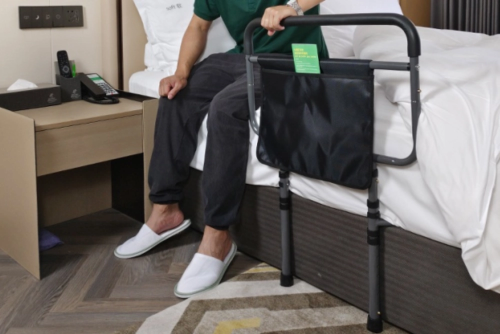 Bed Assist Rail with Storage Pocket